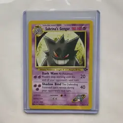 Pokemon TCG Sabrina's Gengar Rare Gym Challenge 29/132 Unlimited Moderate Play - Image 1