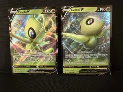 Celebi V #7 Pokemon Chilling Reign + Celebi V #1 Pokemon Sword & Shield - Image 1