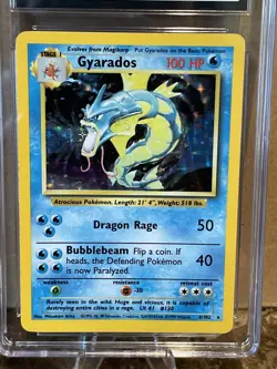 Pokemon Gyarados 6/102 Holo Base Set 1999 CGC 10 *HOLO STAR in front of mouth* - Image 4