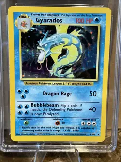 Pokemon Gyarados 6/102 Holo Base Set 1999 CGC 10 *HOLO STAR in front of mouth* - Image 5