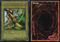 Left Leg of the Forbidden One LOB-121 WAVY Faded Unlimited Yu-Gi-Oh - Image 3