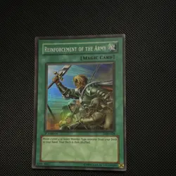Yu-Gi-Oh! Reinforcement of the Army LOD-028 Legacy Super Rare 1st Ed Konami - Image 1