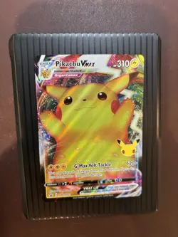 Pokemon Pikachu VMAX SWSH062 25th Anniversary Celebrations Promo Card NM Holo - Image 1