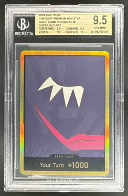Rosinante DON!! Card 2024 One Piece The Best Premium Super Alt Art BGS 9.5 - Image 1