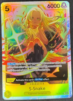 One Piece S-Snake OP08-112 Two Legends Super Rare NM - Image 1