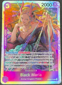 One Piece Black Maria OP08-074 Two Legends Super Rare NM - Image 1