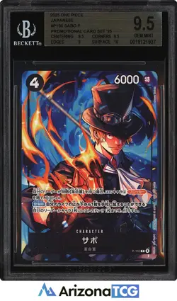 One Piece 2025 Sabo P-105 Promo Card Set '25 Japanese BGS 9.5 - Image 1