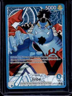 2026 One Piece Azure Sea's Seven Jinbe Leader Alternate Art #OP14-040 - Image 1