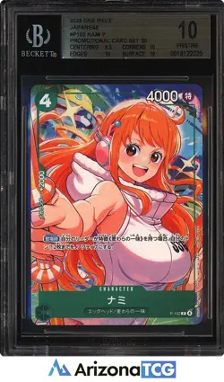 One Piece 2025 Nami P-102 Promo Card Set '25 Japanese PRISTINE BGS 10 - Image 1