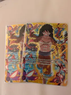 Monkey.D.Luffy Op09-119 SEC ENGLISH One Piece- Emperors in the New World x2 - Image 1