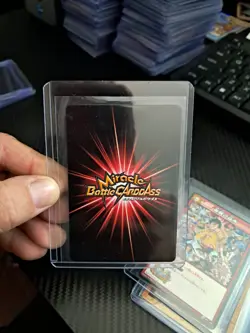 Monkey D. Luffy SUPER GOD OMEGA Miracle Battle Carddass HOLO ONE PIECE JS AS-037 - Image 2