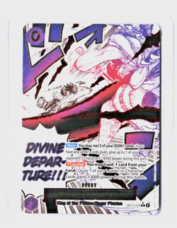 One piece Divine Departure alternate art gold Carrying on his will op13-076 - Image 1