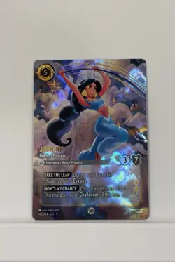 Jasmine Fearless Princess Enchanted Cold Foil Mint Condition Disney Lorcana - Image 1