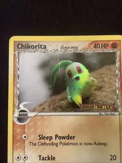 Pokemon Card - Chikorita Dragon Frontiers 44/101 Reverse Holo Stamped MP - Image 2