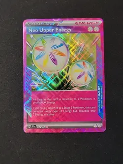 Pokemon TCG Neo Upper Energy 162/162 Temporal Forces Ace Spec Energy Card - Image 1
