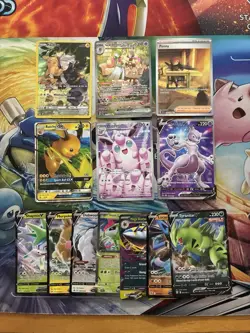 Pokemon Card Lot Full Art Alt Art Fire Pikachu Mewtwo Gardevoir Wigglytuff - Image 1