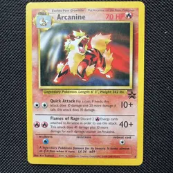 Arcanine 2000 Pokemon tcg card Black Star Promo League #6 Near Mint nm - Image 1