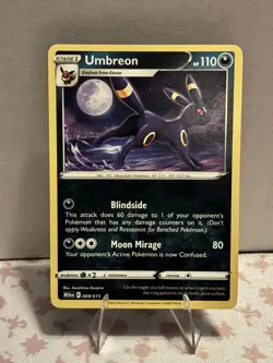 Pokemon TCG Umbreon Non-Holo Card 014/015 McDonald's Promo 2024 - Image 1