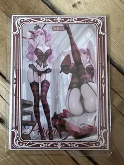 One Piece CCG Goddess Perona Metal Card - Sexy Black And Red Lingerie - Image 1