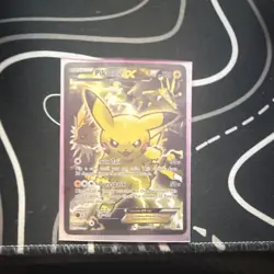 Pikachu EX XY124 Full Art Black Star Promo Holo Pokemon Card - Image 3