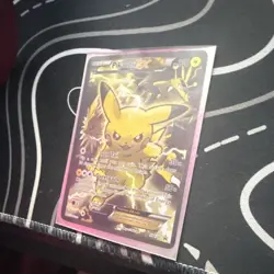 Pikachu EX XY124 Full Art Black Star Promo Holo Pokemon Card - Image 4