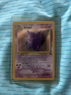 Pokemon TCG Gengar Fossil Holo Card 5/62 Unlimited Rare - Image 3