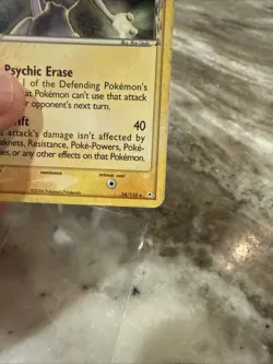 Pokemon TCG 2006 Delta Species Non-Holo Card #24 Mewtwo HP/DMG - Image 3
