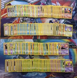 Vintage Pokemon Card Lot WOTC Sets Era Fire 220+ - Image 1
