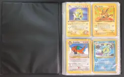 Vintage Pokemon Card Binder Collection - WotC Lot w/Holos, 1st Editions & Rares - Image 1