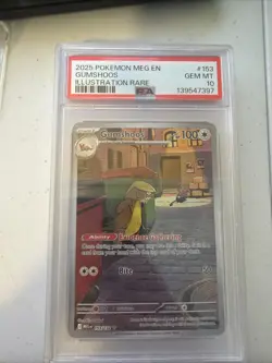 Gumshoos Holo Illustration Rare Secret Rare Card 153/132 Me01: Mega Evolution - Image 1