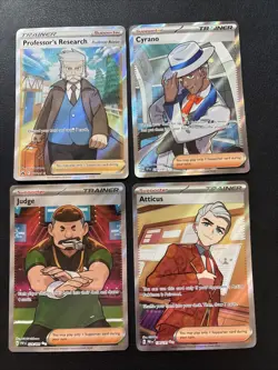 Pokemon Trainer Full Art 4 Card Lot - Image 1