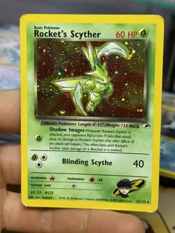 Rocket's Scyther 13/132 Gym 17/130 Base Set 2 Holo Vintage Pokemon Card Lot WOTC - Image 4