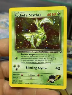 Rocket's Scyther 13/132 Gym 17/130 Base Set 2 Holo Vintage Pokemon Card Lot WOTC - Image 5