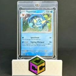 Pokemon TCG: Vaporeon - 168 (NM) Scarlet & Violet Promo Cards Holo - Image 1