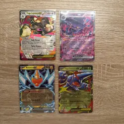 Pokemon TCG Phantasmal Flames Double Rare RR Lot of 4 ex Cards All Mint - Image 1