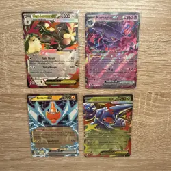 Pokemon TCG Phantasmal Flames Double Rare RR Lot of 4 ex Cards All Mint - Image 2