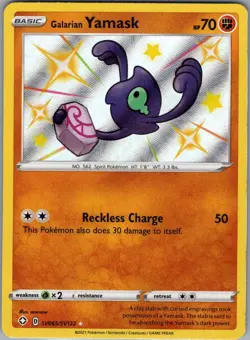Galarian Yamask SV065/SV122 Shining Fates: Shiny Vault - Pokemon Card - NM - Image 1