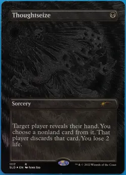Thoughtseize (Secret Lair ETCHED Promo) FOIL MINT MAGIC CARD (511986) ABUGames - Image 1