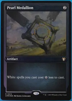 Pearl Medallion (ETCHED) FOIL Commander Masters NM Etched CARD (485698) ABUGames - Image 1