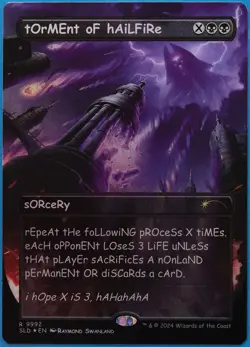 Torment of Hailfire (Secret Lair Promo) FOIL MINT MAGIC CARD (511989) ABUGames - Image 1