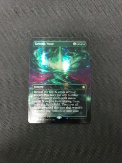 MTG *Genesis Wave Borderless Mana Foil X1* (NM) Foundations - Image 1