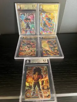 BGS 10 Bardock Fasha Dragon Ball Z Japanese Holo SR Bandai Graded Card Lot Rare - Image 2