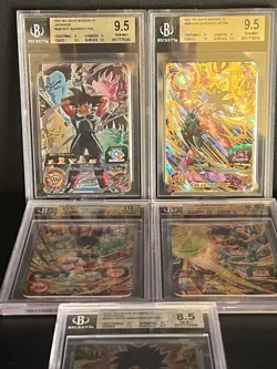 BGS 10 Bardock Fasha Dragon Ball Z Japanese Holo SR Bandai Graded Card Lot Rare - Image 3