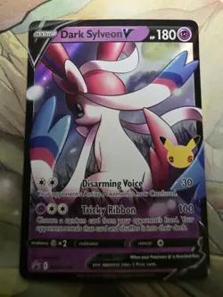 Pokemon TCG Cards Dark Sylveon V SWSH134 Black Star Promo - Image 1
