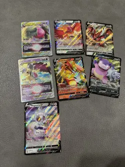 Pokemon TCG Full Art Holo V/VSTAR Card Lot 7 Cards Regidrago Ho-Oh - Image 1