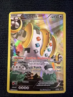 Pokemon TCG Regigigas XY Black Star Promos Holo Card XY82 - Image 1