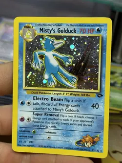 Misty's Golduck 12/132 Gym Tentacruel 10/132 Holo Vintage Pokemon Card Lot WOTC - Image 4