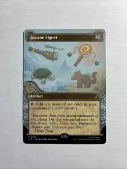 Arcane Signet (Showcase) - Avatar: The Last Airbender MTG Plus Bonus Card!!! - Image 1