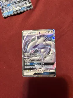Pokemon SM GX Holo Foil Card Lot 2 Cards Yveltal GX Lugia GX - Image 2