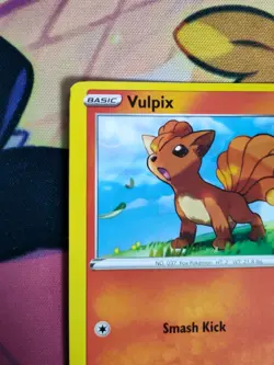 Vulpix 029/264 Fusion Strike Cinderace Stamped Misprint Error Pokemon Card! - Image 3